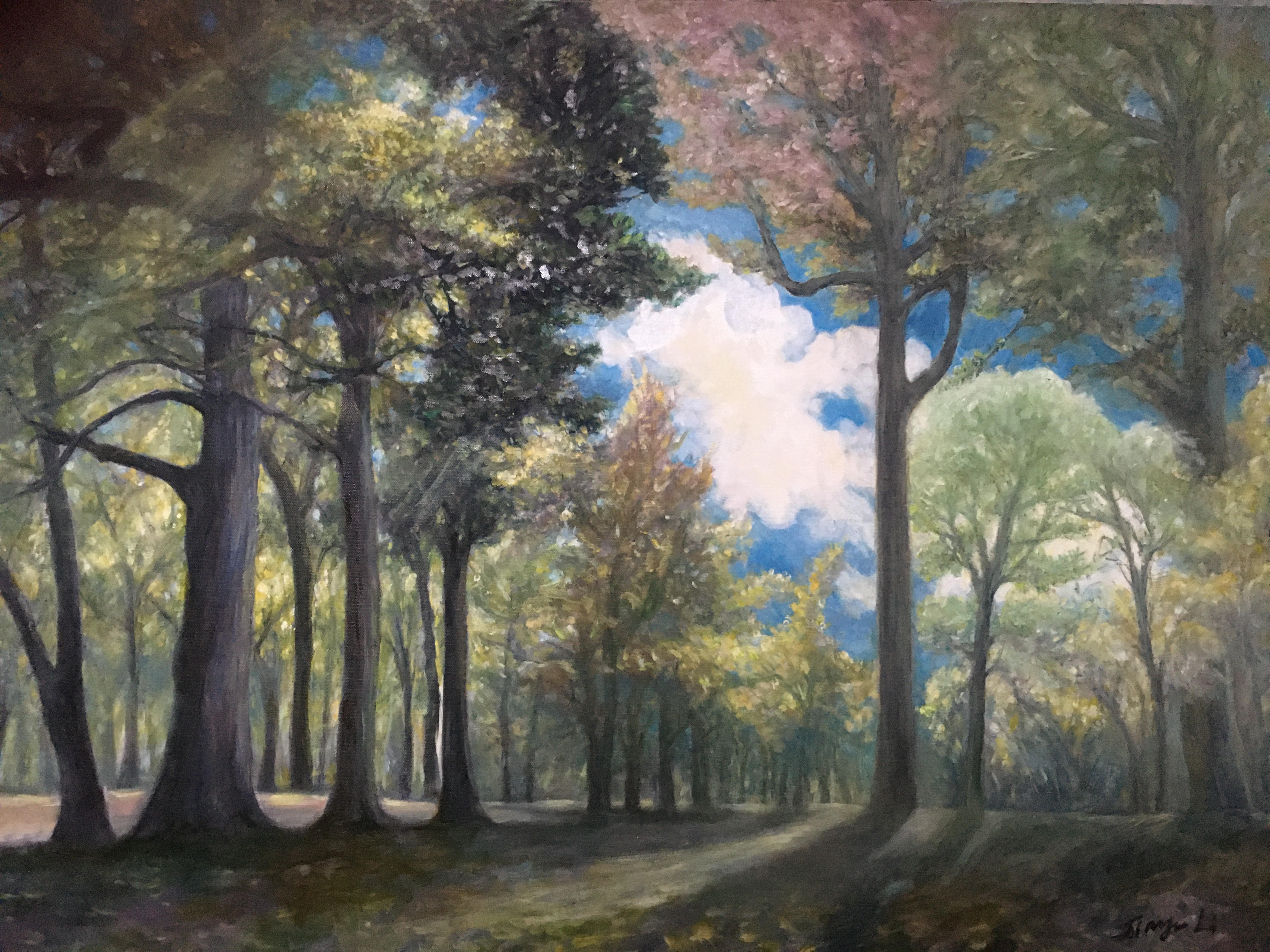 Li Jinyu - Park Scene